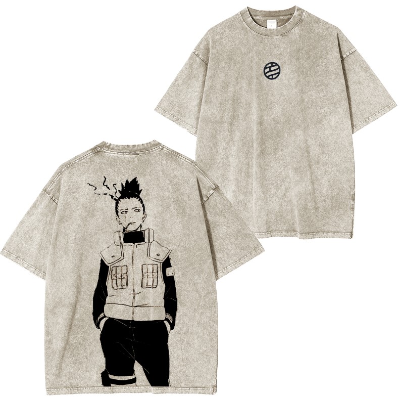 Shikamaru Nara Unisex Vintage Anime T-shirt