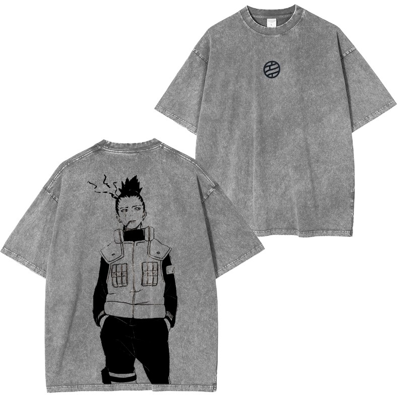 Shikamaru Nara Unisex Vintage Anime T-shirt