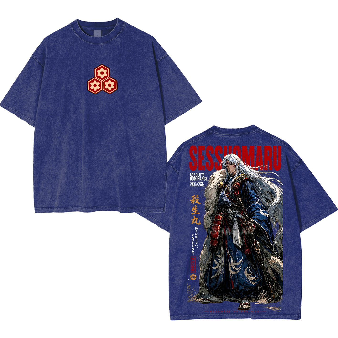Inuyasha Sesshomaru Unisex Washed T-shirt/Crewneck/Hoodie
