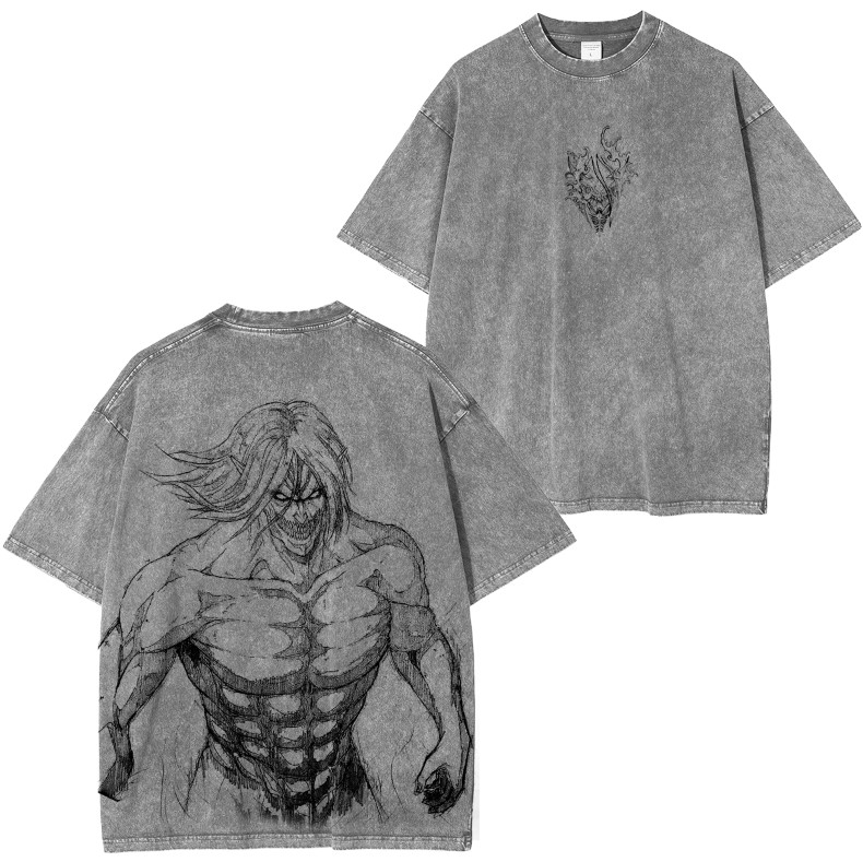 Attack on Titan Vintage Washed Unisex T-Shirt