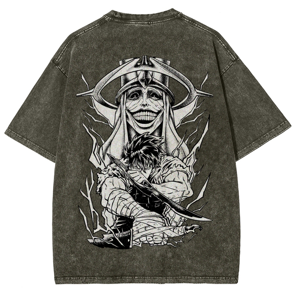 Solo Leveling Unisex Fit Washed T-Shirt