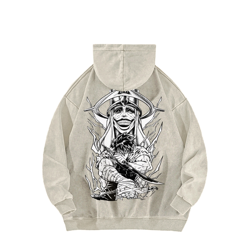 Solo Leveling Casual Washed Hoodie