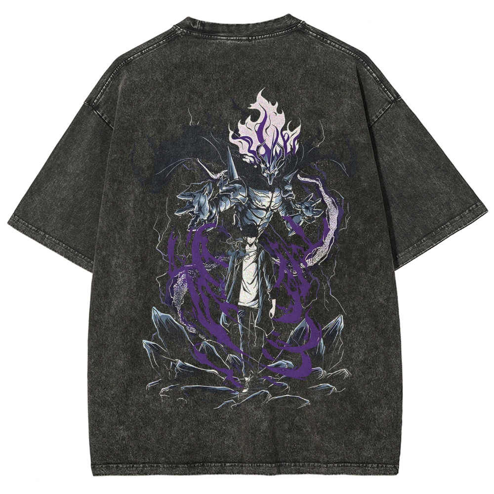 Solo Leveling Unisex Fit Washed T-Shirt