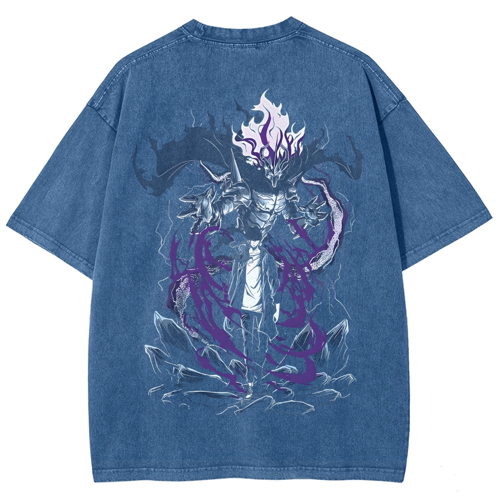 Solo Leveling Unisex Fit Washed T-Shirt