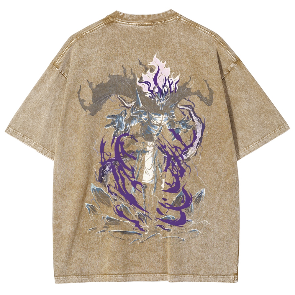 Solo Leveling Unisex Fit Washed T-Shirt