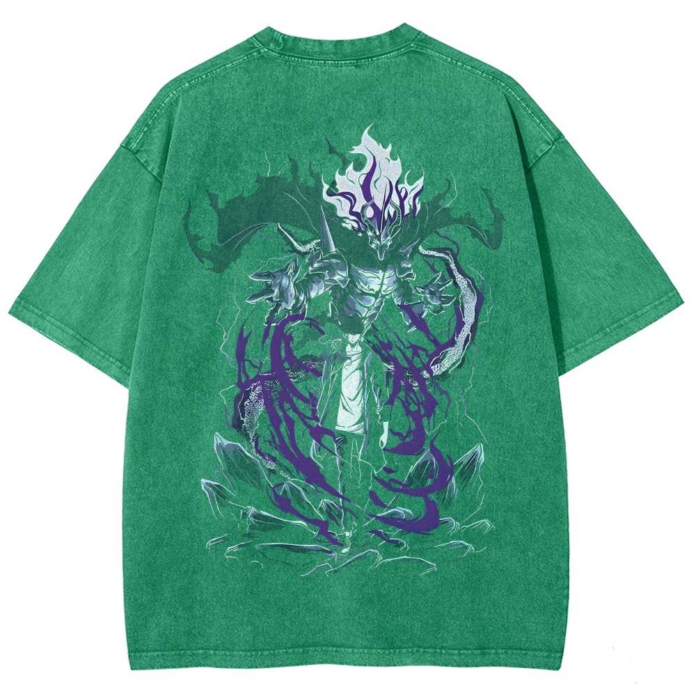 Solo Leveling Unisex Fit Washed T-Shirt