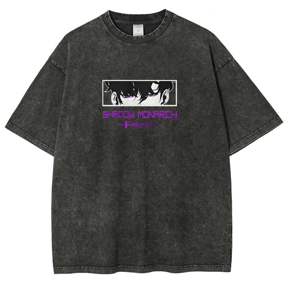 solo leveling Unisex Fit Washed T-Shirt 2501009734