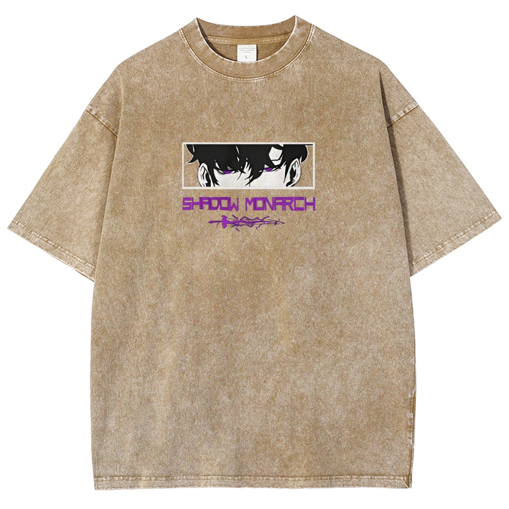 solo leveling Unisex Fit Washed T-Shirt 2501009734