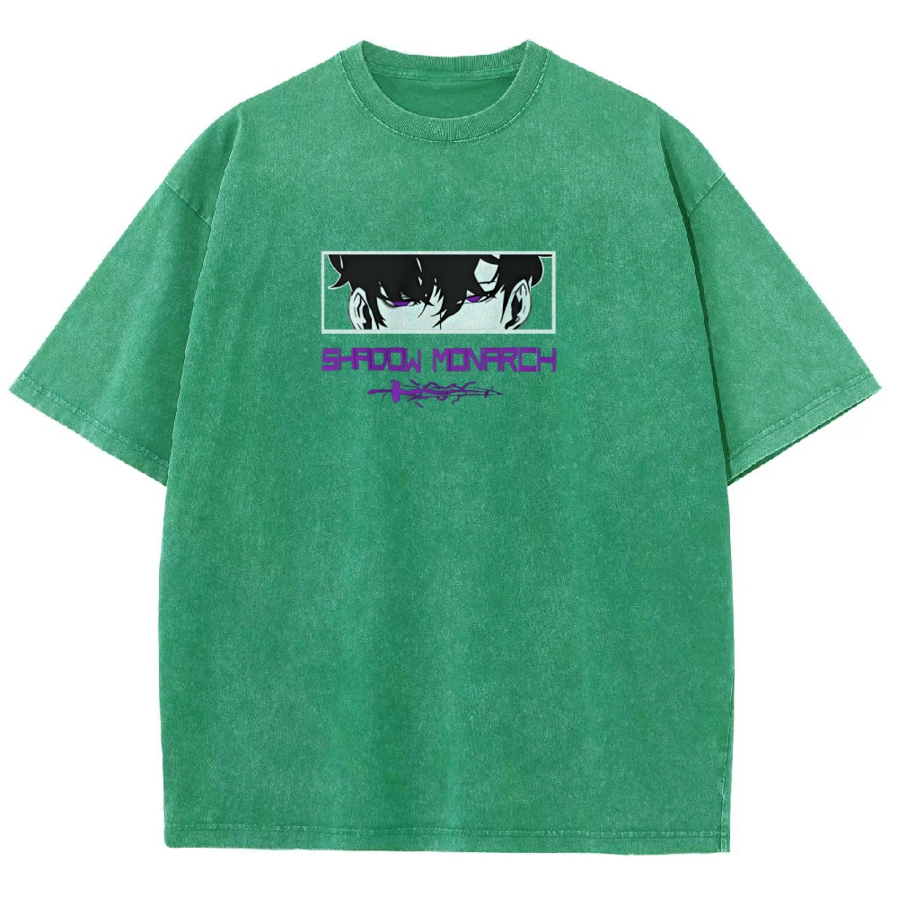 solo leveling Unisex Fit Washed T-Shirt 2501009734