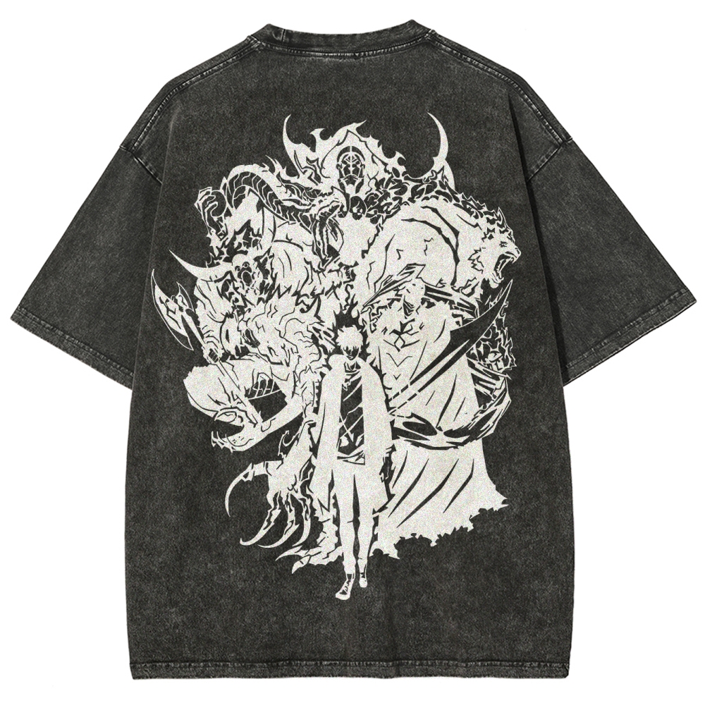 solo levelingUnisex Fit Washed T-Shirt 2502004720