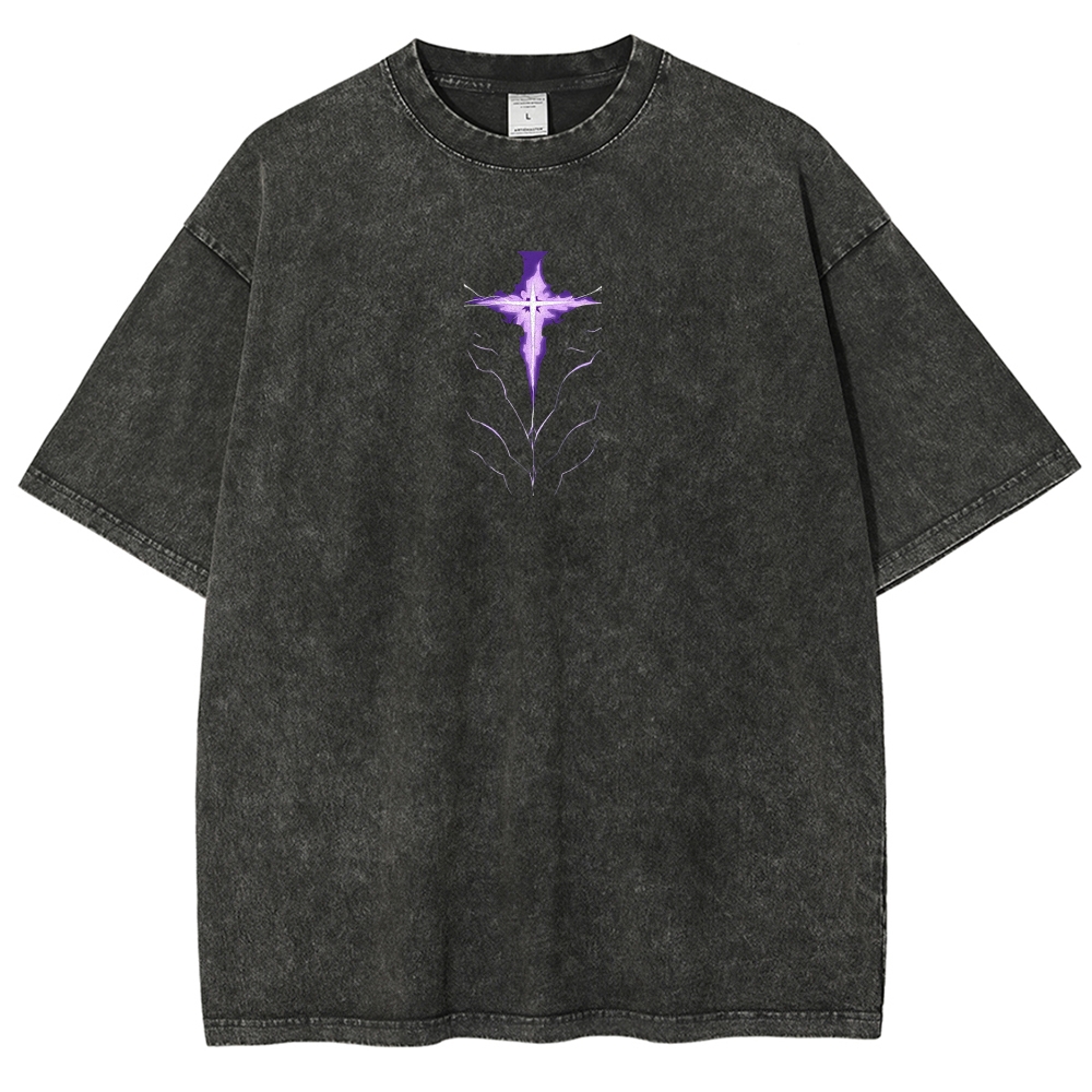 solo leveling Unisex Fit Washed T-Shirt 2502007460
