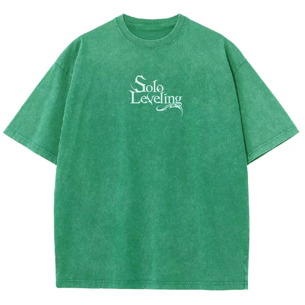 solo leveling Unisex Fit Washed T-Shirt 2502007479