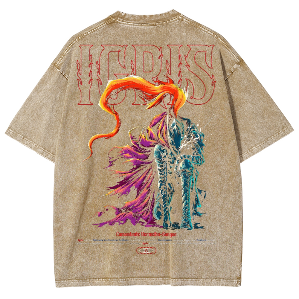 solo leveling Unisex Fit Washed T-Shirt 2502007508