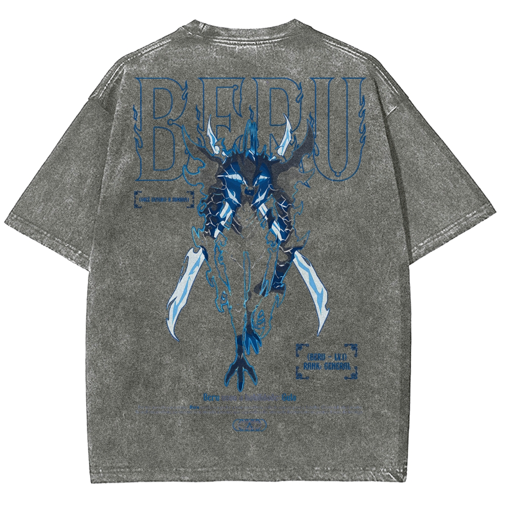 solo leveling Unisex Fit Washed T-Shirt 2502007532