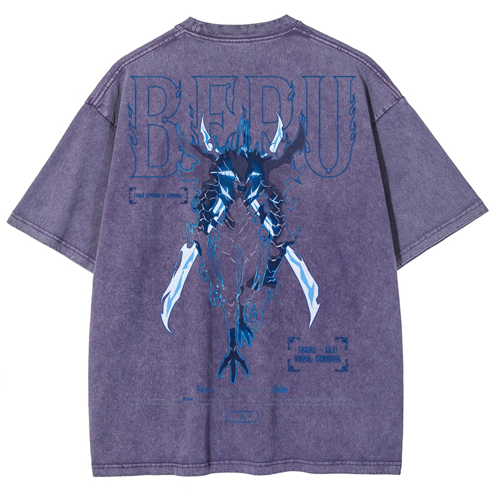 solo leveling Unisex Fit Washed T-Shirt 2502007532