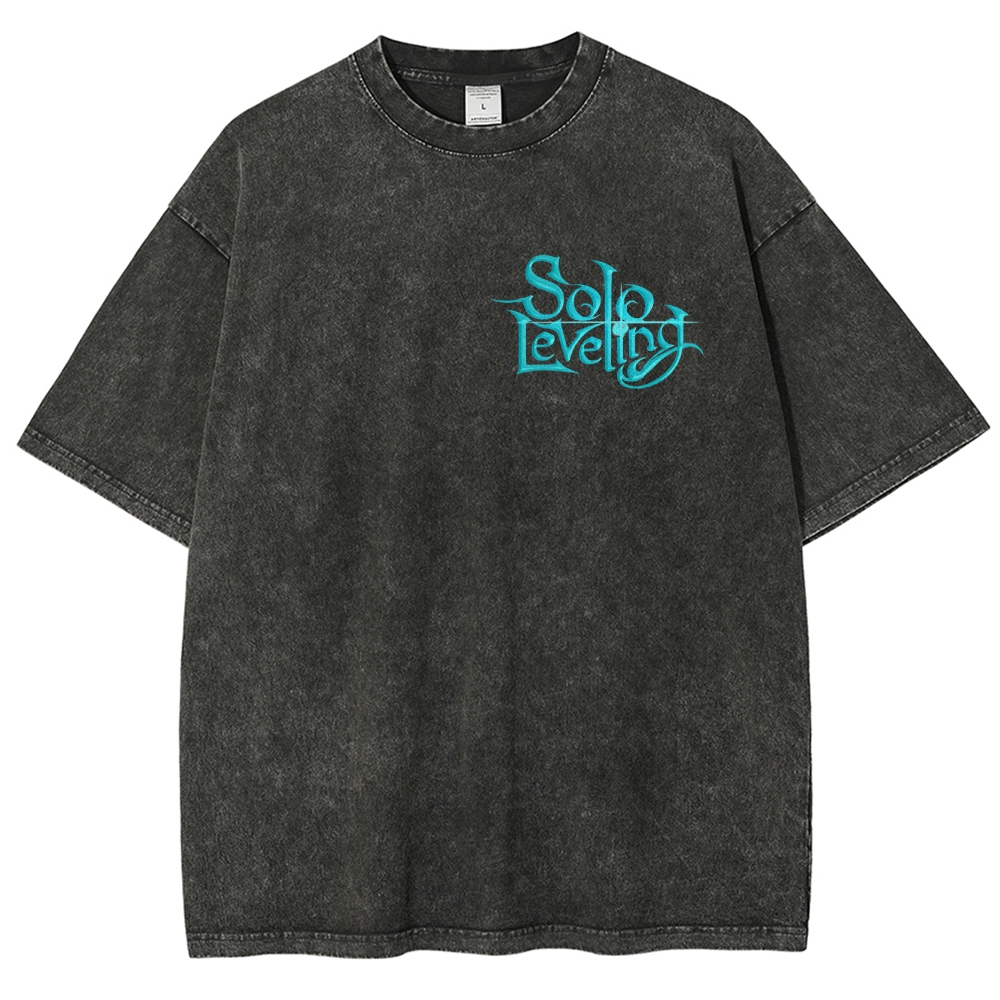 solo leveling Unisex Fit Washed T-Shirt 2502007534