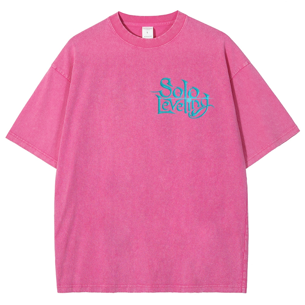 solo leveling Unisex Fit Washed T-Shirt 2502007534
