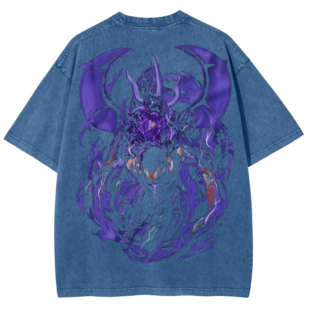 solo leveling Unisex Fit Washed T-Shirt 2502007601