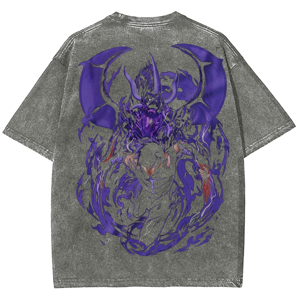 solo leveling Unisex Fit Washed T-Shirt 2502007601