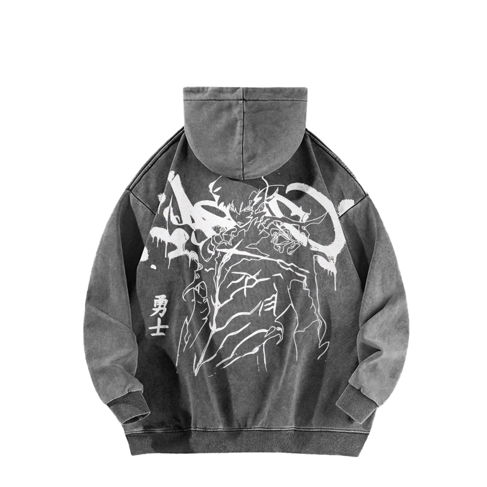 Solo Leveling Casual Washed Hoodie