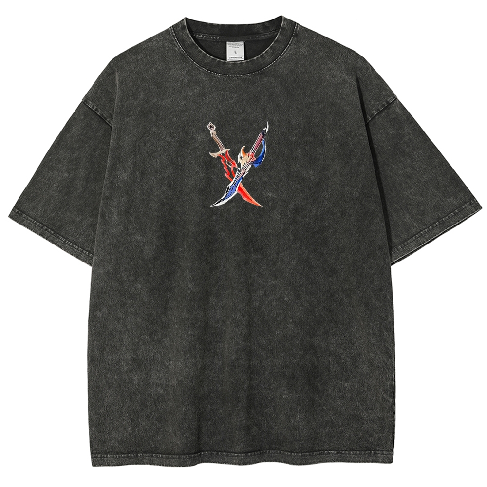 Solo leveling Unisex Fit Washed T-Shirt 2502009647