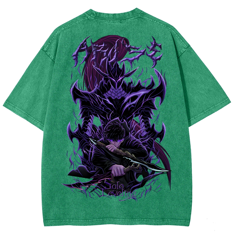 Solo-leveling Unisex Fit Washed T-Shirt 2503010751