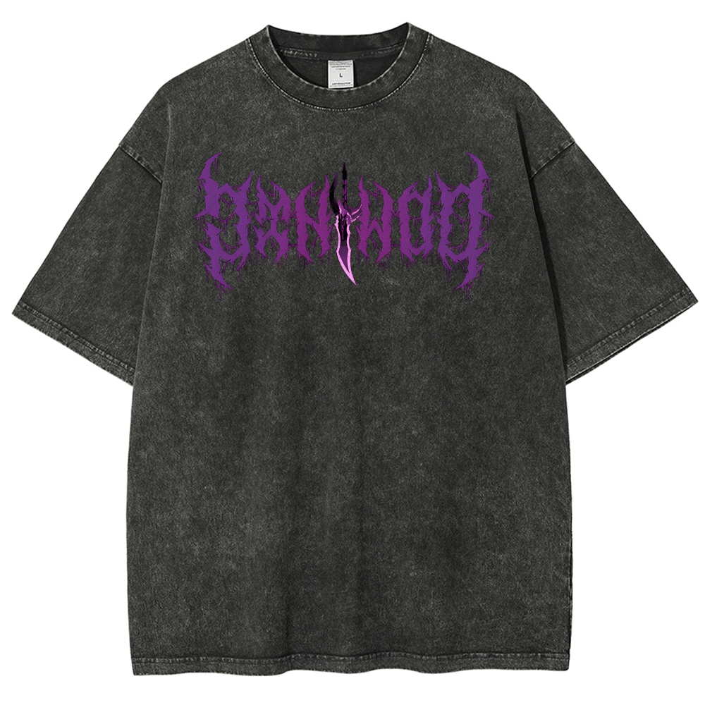 Solo-Leveling Unisex Fit Washed T-Shirt 2503012789