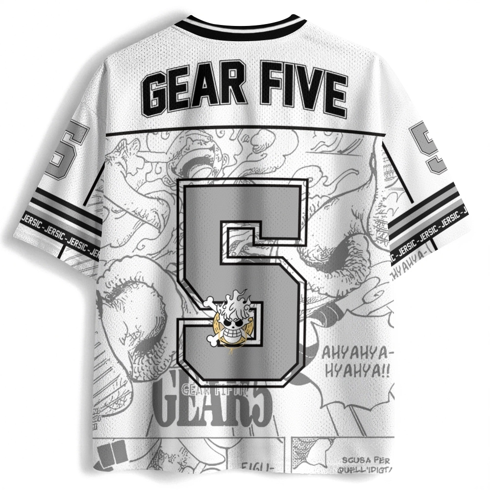 One Piece Luffy Gear5 Anime Football Jersey