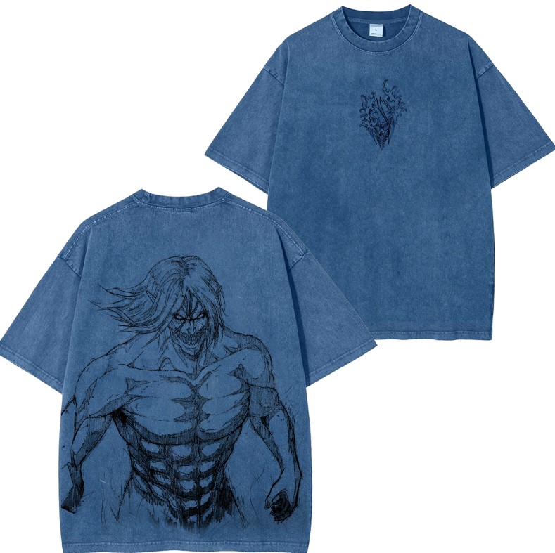 Attack on Titan Vintage Washed Unisex T-Shirt