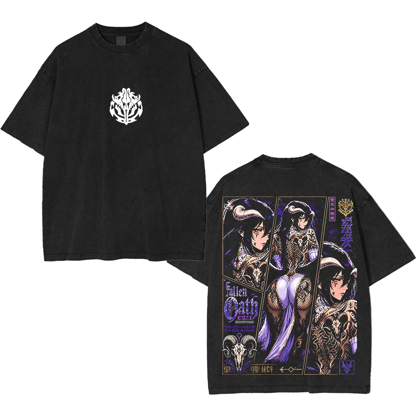 Overlord Albedo Unisex Washed T-shirt/Crewneck/Hoodie