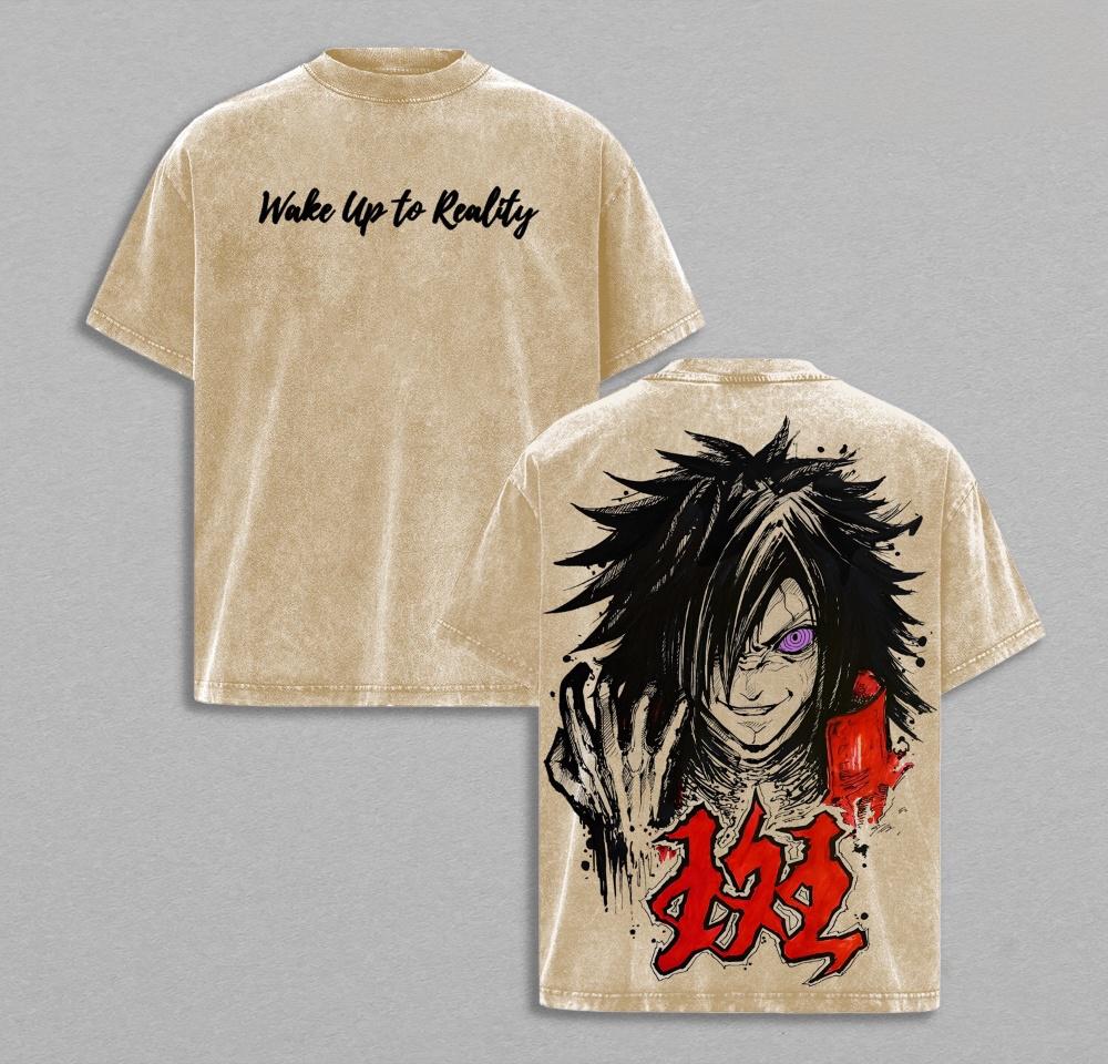 Naruto Uchiha Madara??Wake Up to Reality Vintage T-shirt/Crewneck/Hoodie