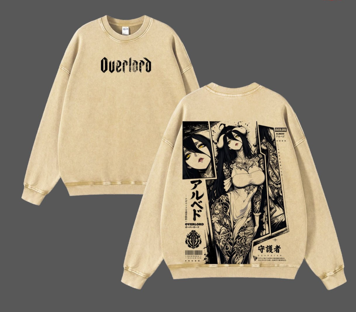 The Great Tomb's Secret: Albedo Washed T-shirt/Crewneck/Hoodie