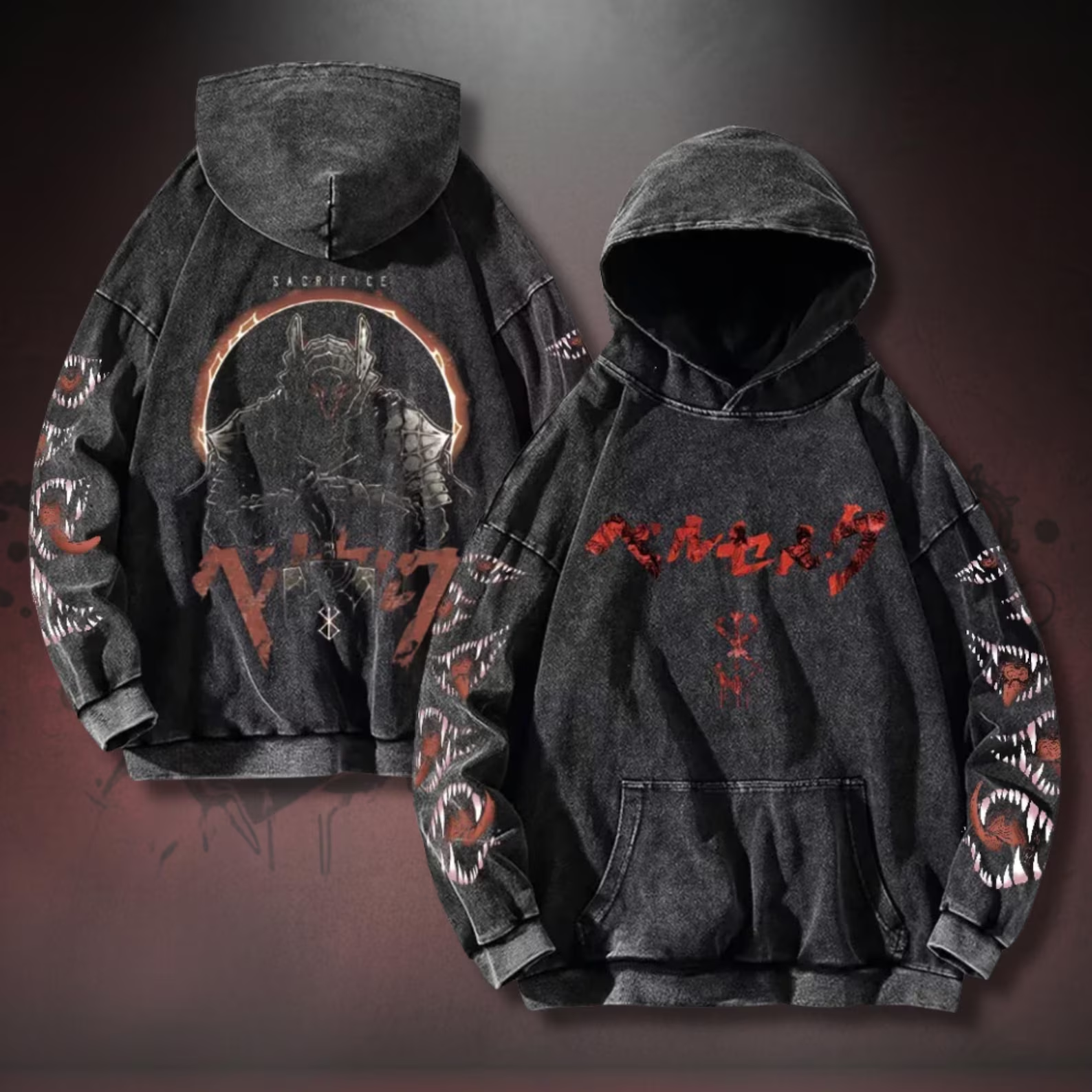 Gothic Vintage Washed  T-shirt/Crewneck/Hoodie