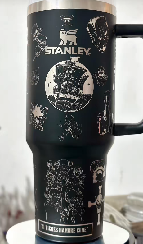 One Piece Themed engraved Stanley Tumbler Cup