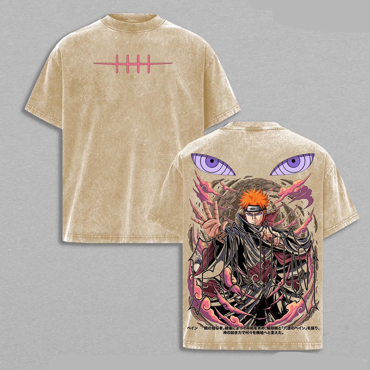 Naruto Unisex Washed T-Shirt