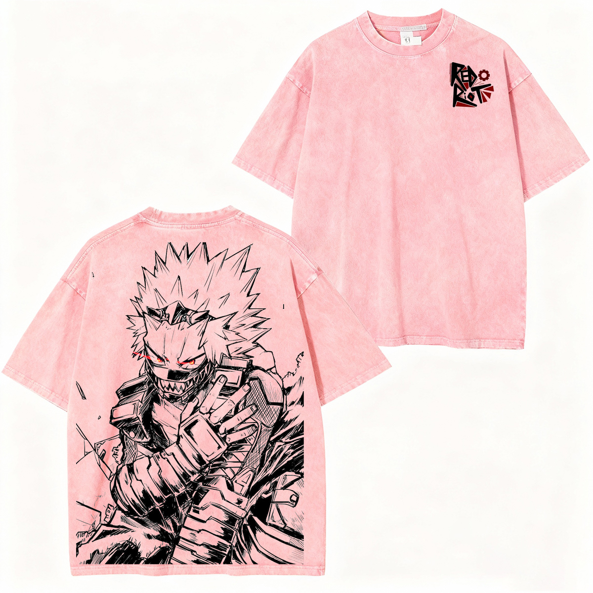 My Hero Academia :redriot Vintage washed T-shirt/Crewneck/Hoodie