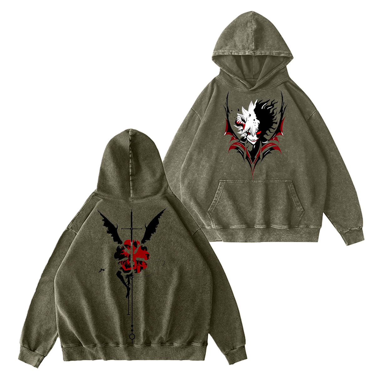 Black Clover Vintage washed T-shirt/Crewneck/Hoodie