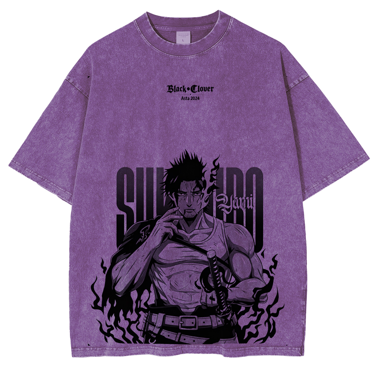 Black Clover Vintage washed T-shirt/Crewneck/Hoodie