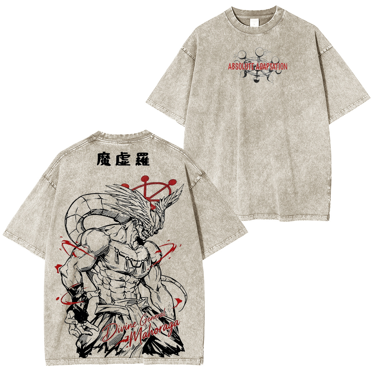 Jujutsu Kaisen :Mahoraga Vintage washed T-shirt/Crewneck/Hoodie