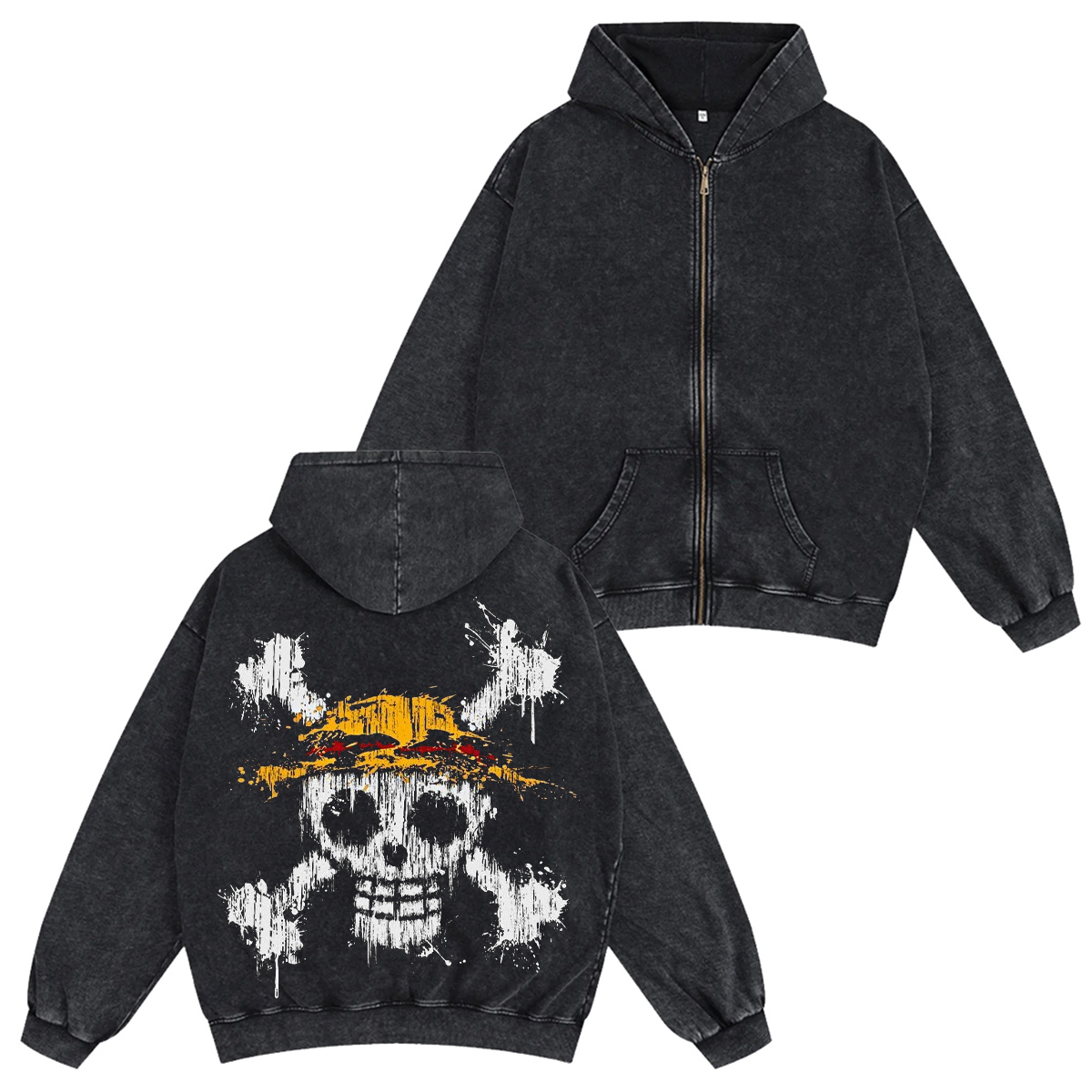 Luffy One Piece Washed T-shirt/Crewneck/Hoodie