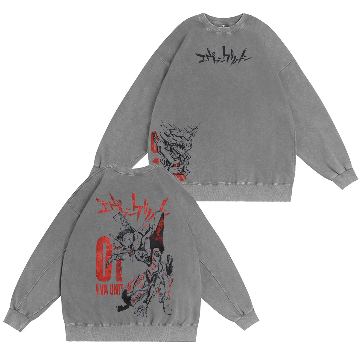 Neon Genesis Evangelion Washed T-shirt/Crewneck/Hoodie