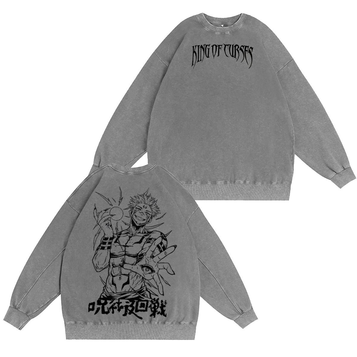 Ryomen Sukuna Jujutsu Kaisen Washed T-shirt/Crewneck/Hoodie