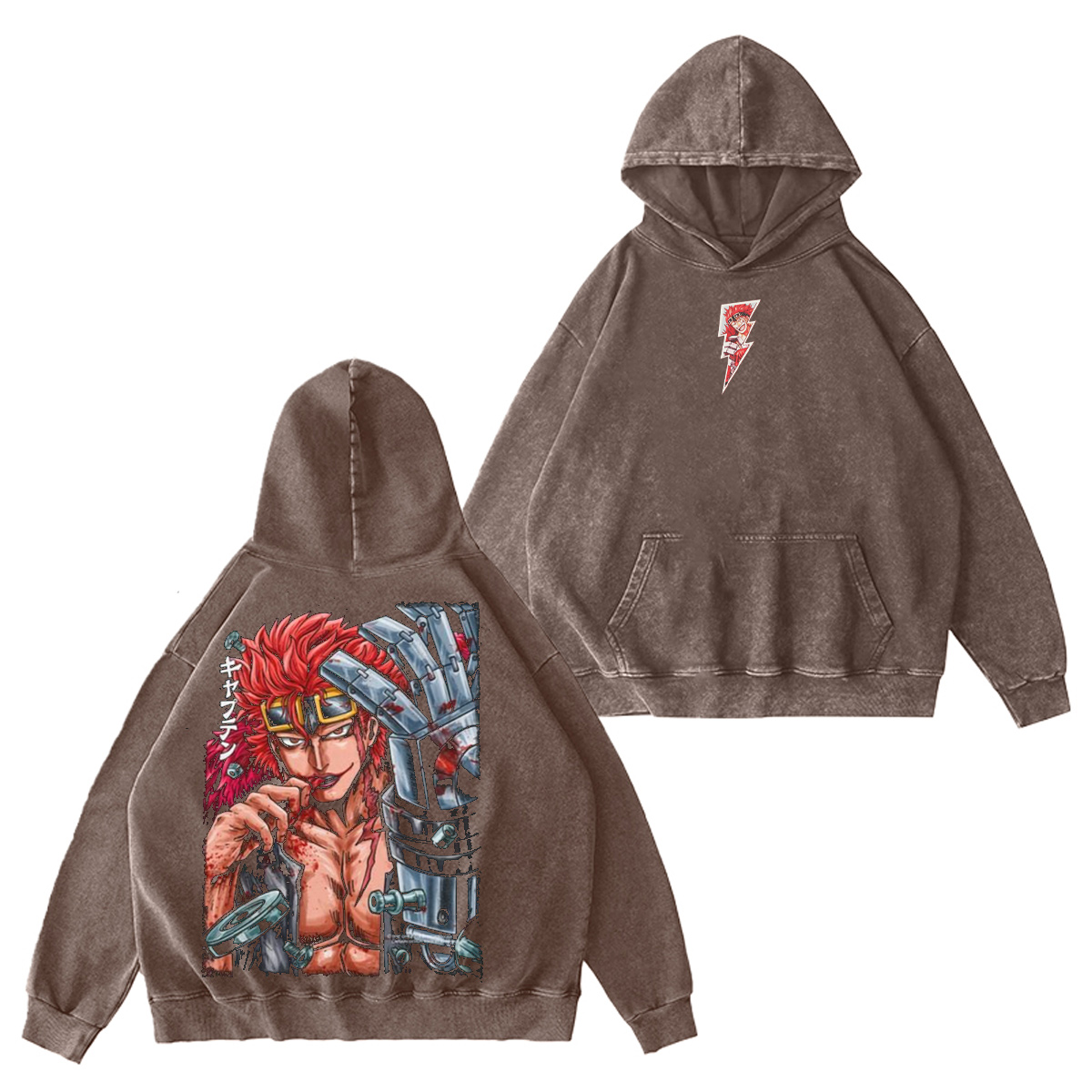 Eustass Kid One Piece Washed T-shirt/Crewneck/Hoodie
