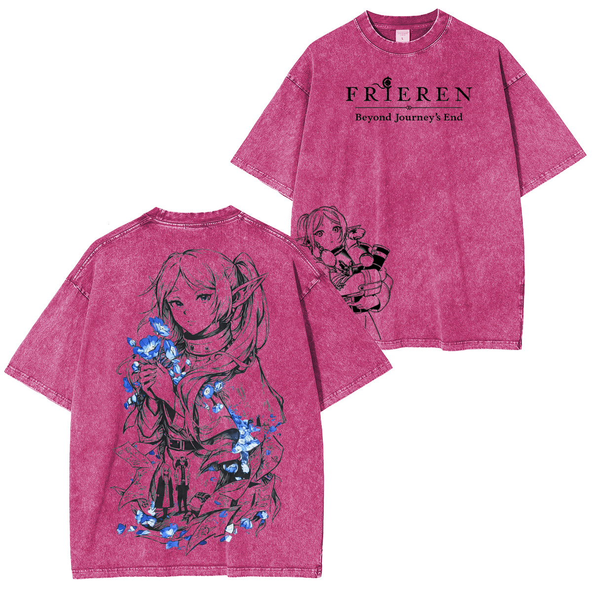 Frieren Beyond Journey's End Washed T-shirt/Crewneck/Hoodie