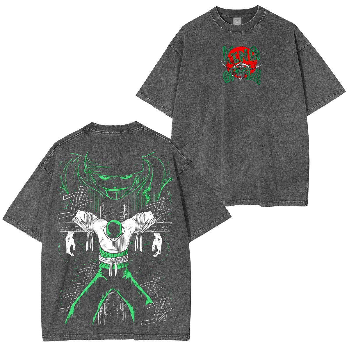 Roronoa Zoro One Piece Washed T-shirt/Crewneck/Hoodie
