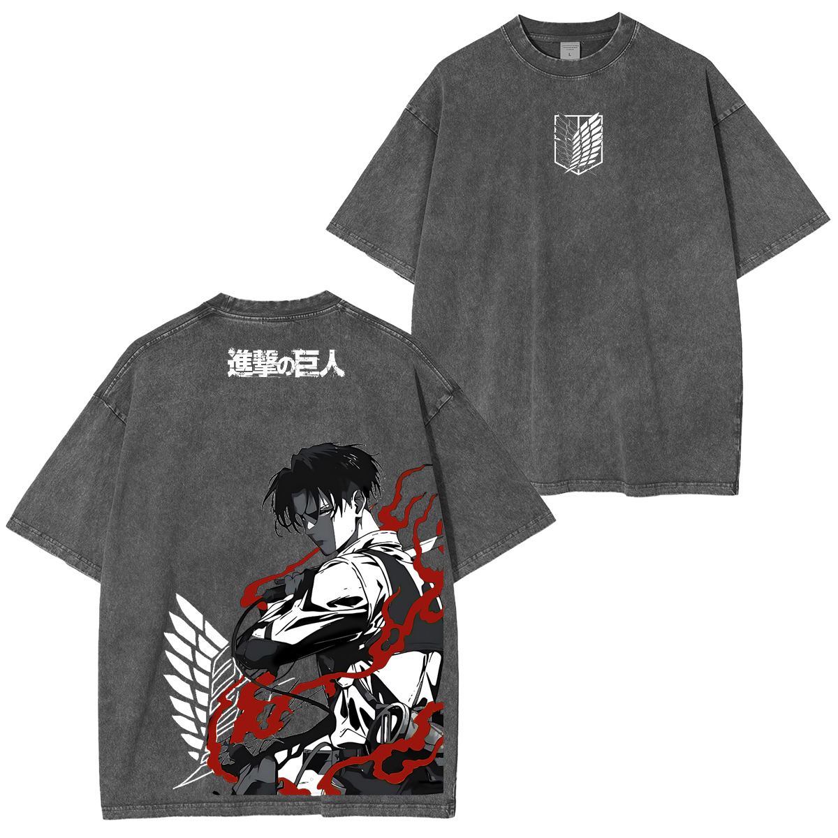 Attack on Titan Washed T-shirt/Crewneck/Hoodie