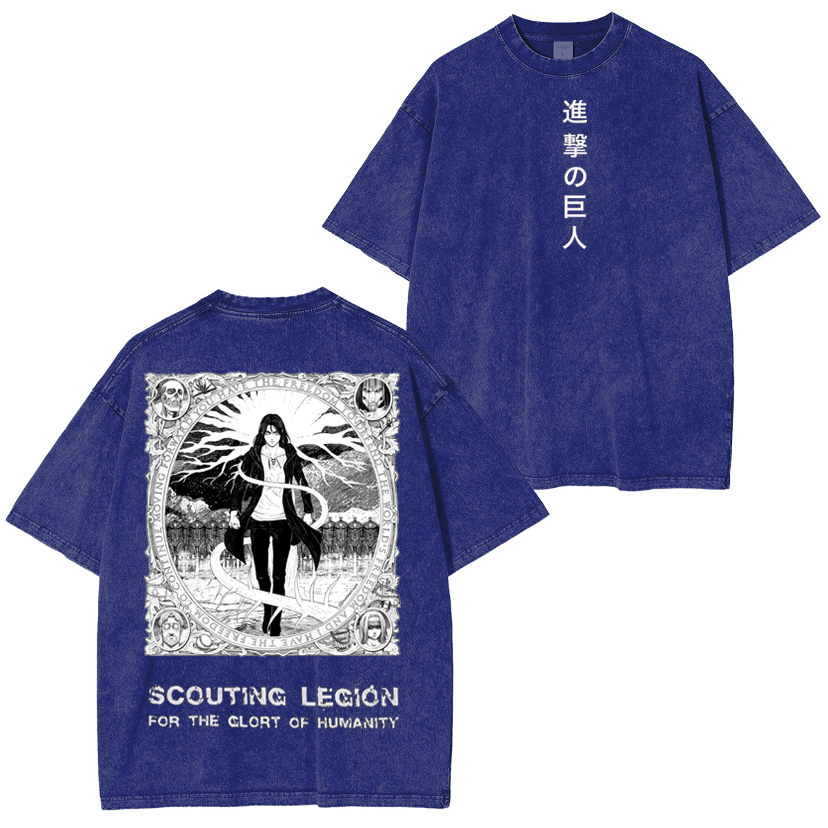 Attack on Titan Washed T-shirt/Crewneck/Hoodie