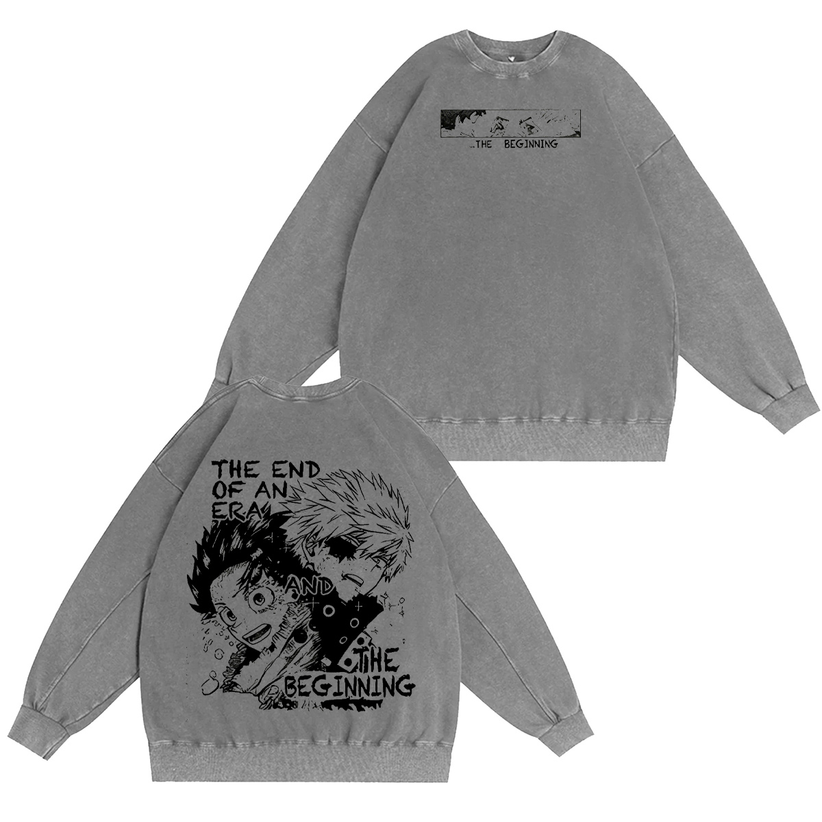 My Hero Academia Washed T-shirt/Crewneck/Hoodie