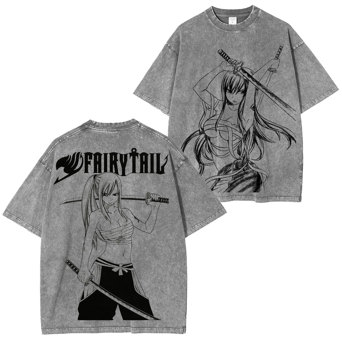 Fairy Tail Washed T-shirt/Crewneck/Hoodie