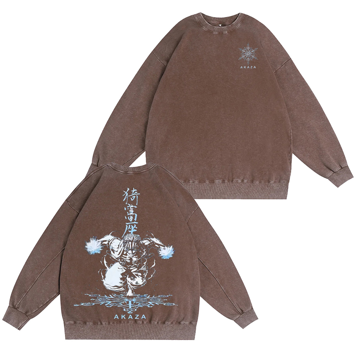 Akaza Demon Slayer Washed T-shirt/Crewneck/Hoodie